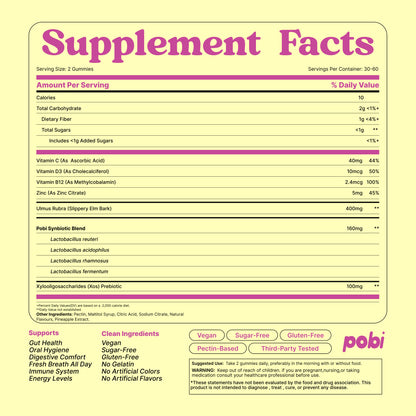 Pobi Gut & Breath Probiotic