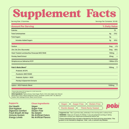 Pobi Daily Breath Gummies
